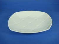 方圓方格盤(強化瓷) Round Square Plate