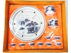 10" 山容水色(鼓形茶具) Tea Set